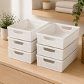Kit com Até 6 Cestos Organizadores 5,2L | Organização Inteligente