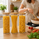 Pote de Vidro Hermético | 5 Capacidades de 550ml a 2000ml