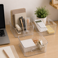 Kit Caixa Organizadora Transparente | Organização Multiuso com Alça