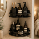 Suporte de Shampoo Premium | 1, 2 ou 3 Prateleiras em Alumínio Sem Furo