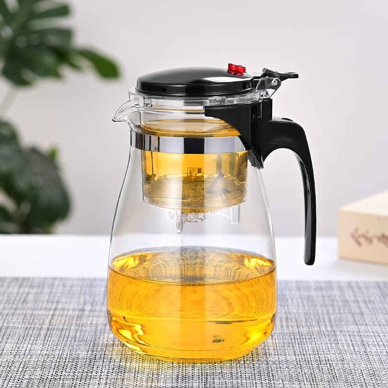 Chaleira de Vidro Com Infusor